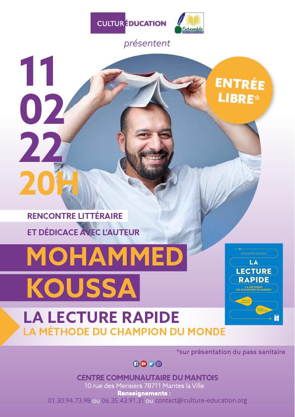 Featured image for “Conférence : La lecture rapide : méthode du champion du monde”